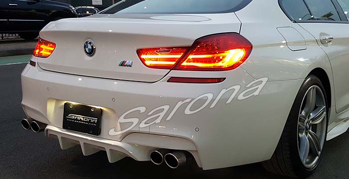 Custom BMW 6 Series  Coupe, Convertible & Sedan Rear Add-on Lip (2011 - 2016) - $775.00 (Part #BM-036-RA)